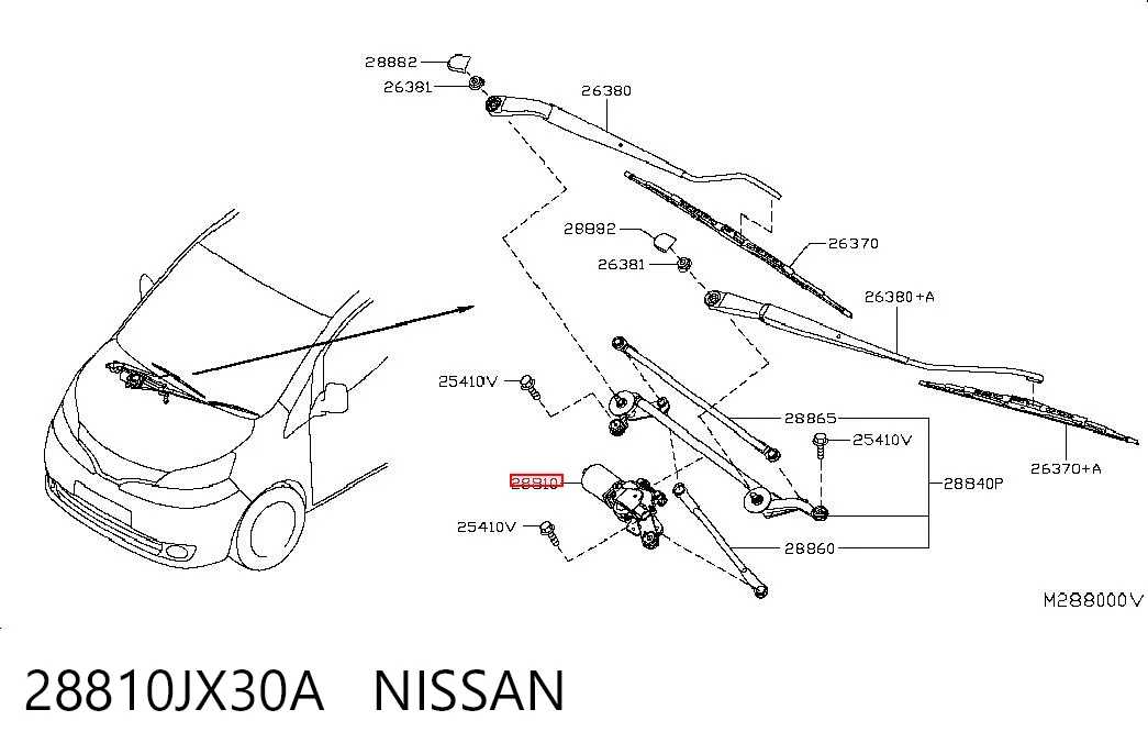 28810JX30A Nissan/Infiniti