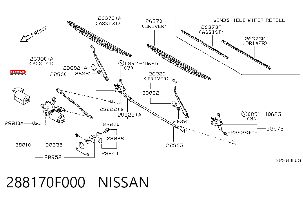 288170F000 Nissan/Infiniti