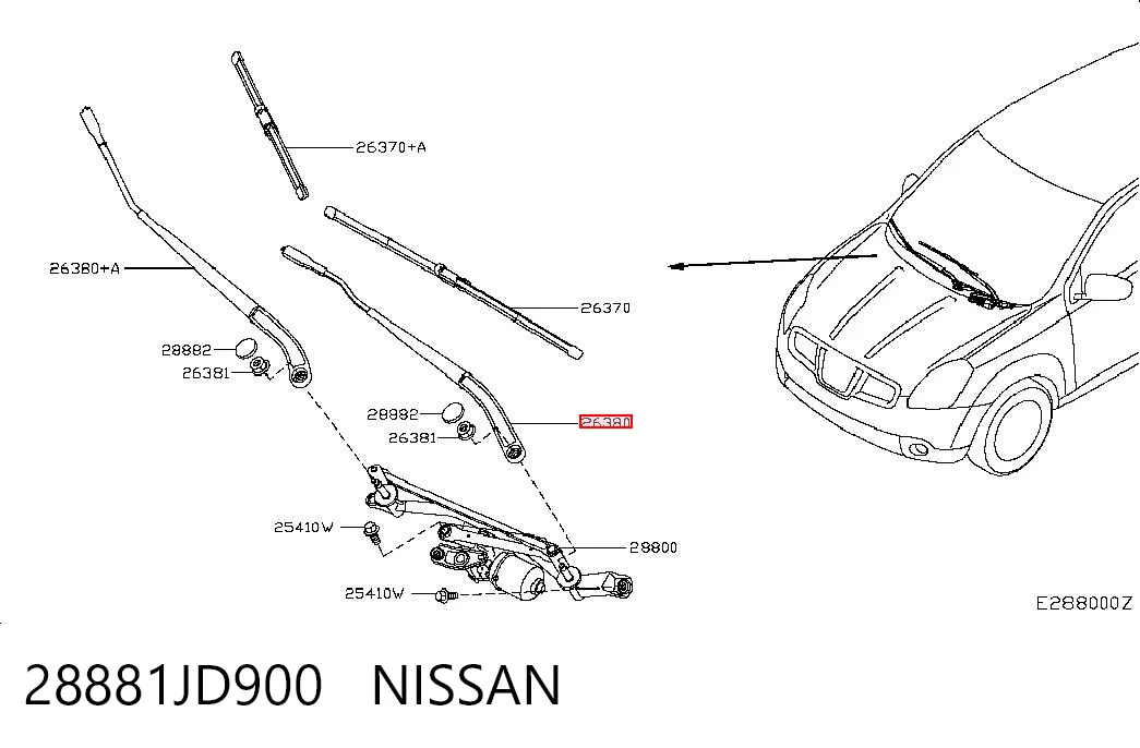28881JD900 Nissan/Infiniti