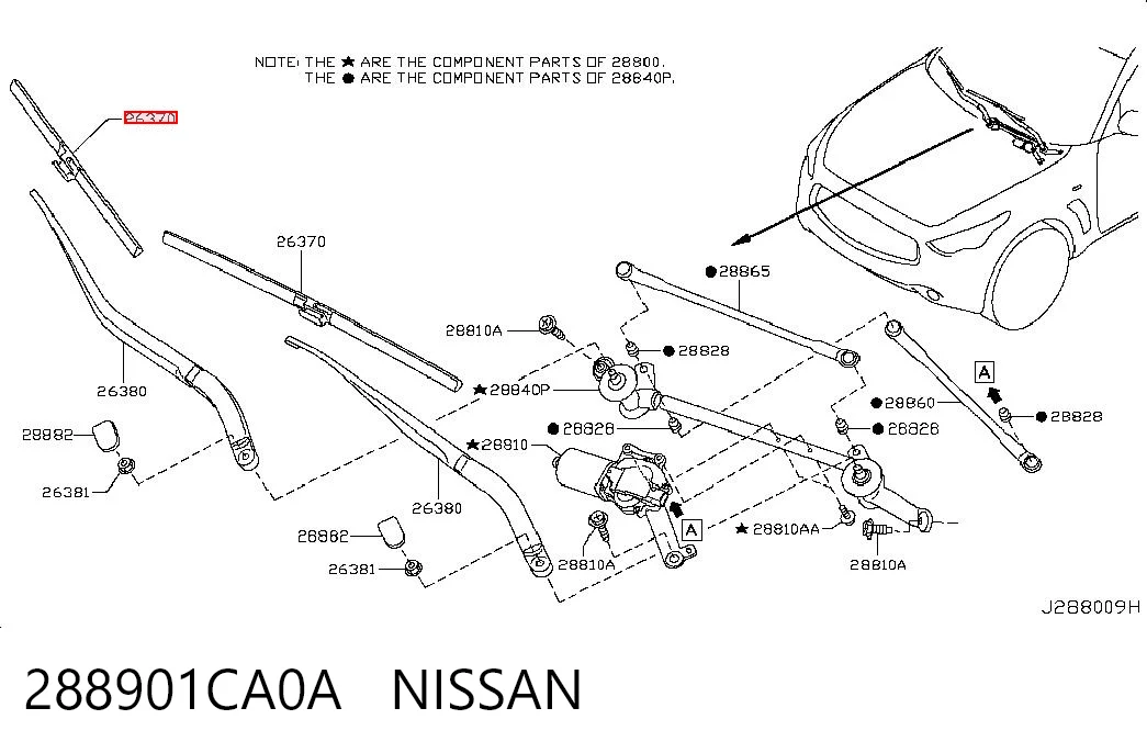 288901CA0A Nissan/Infiniti