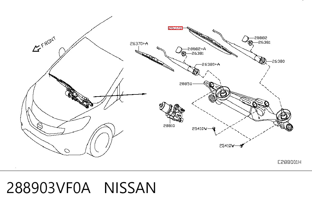 288903VF0A Nissan/Infiniti