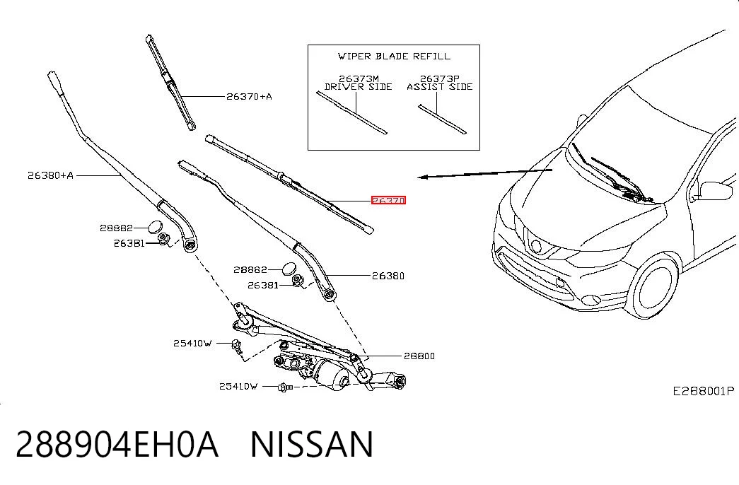 288904EH0A Nissan/Infiniti