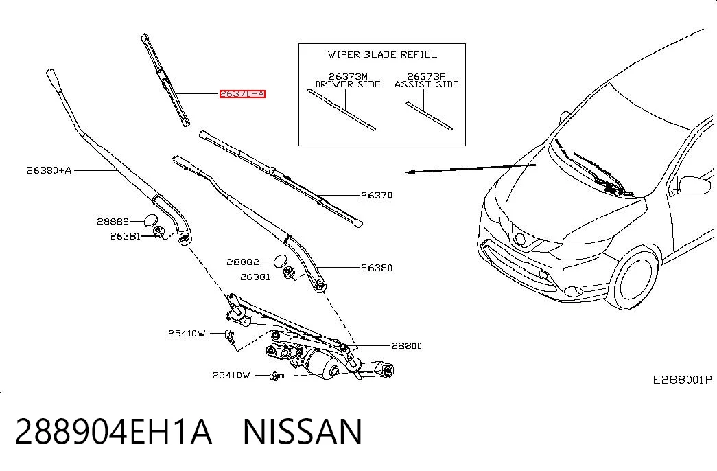 288904EH1A Nissan/Infiniti