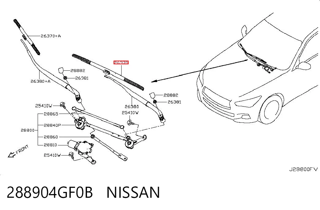 288904GF0B Nissan/Infiniti