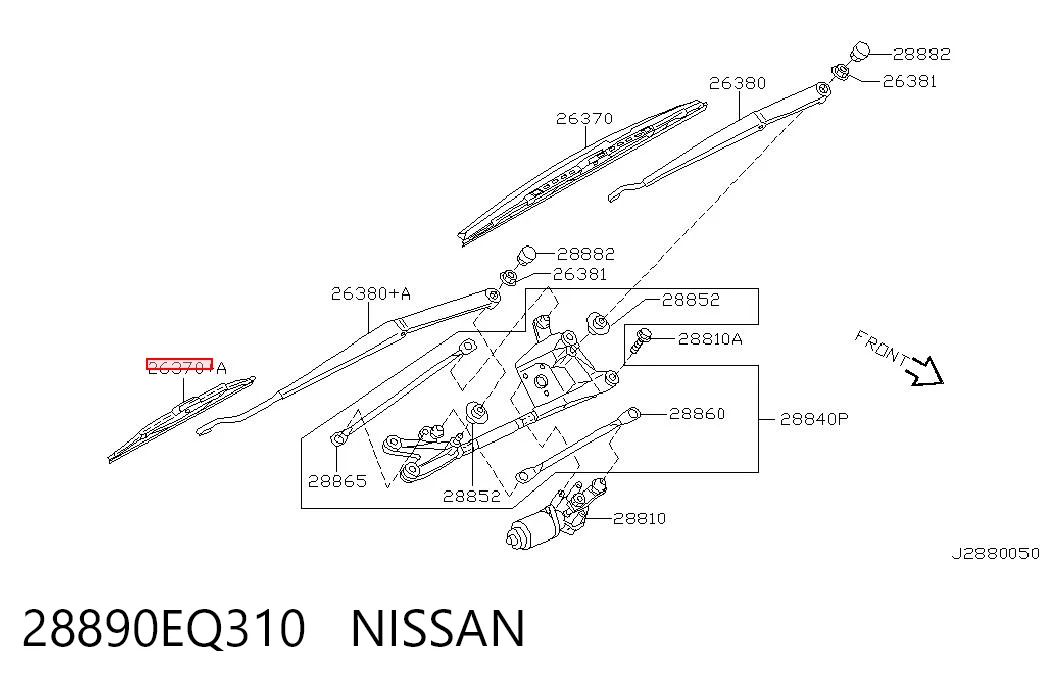 28890EQ310 Nissan/Infiniti