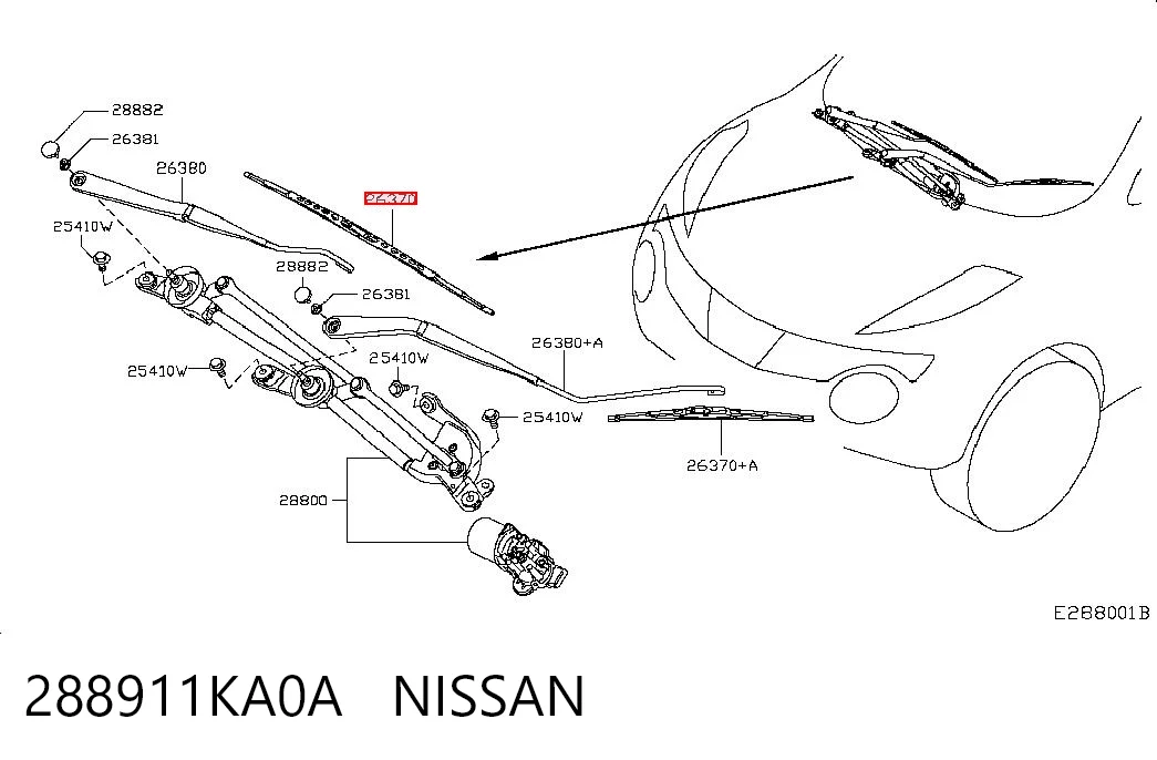 288911KA0A Nissan/Infiniti