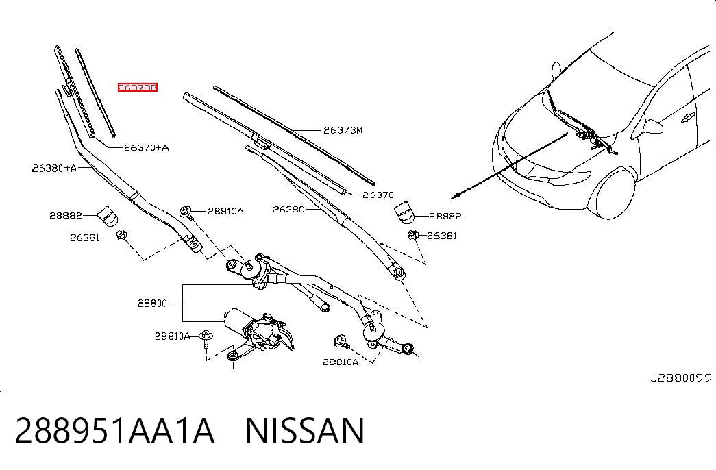 288951AA1A Nissan/Infiniti