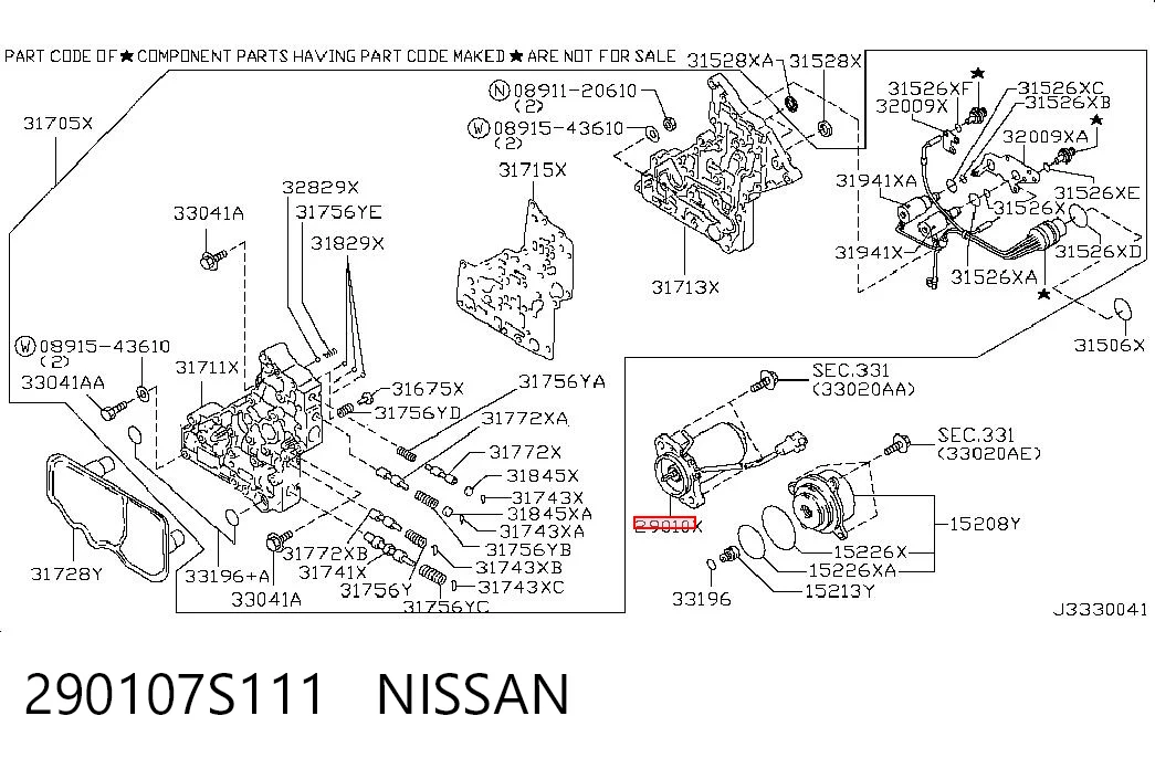 290107S111 Nissan/Infiniti