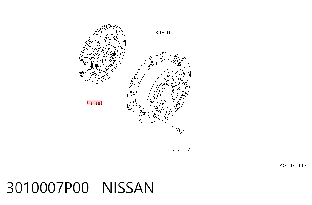  Disco de embraiagem Nissan Pathfinder SUV (R50) (1995 - 2004) 