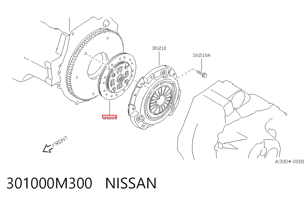  Disco de embraiagem Nissan Sunny III sedan (N14) (1990 - 1995) III