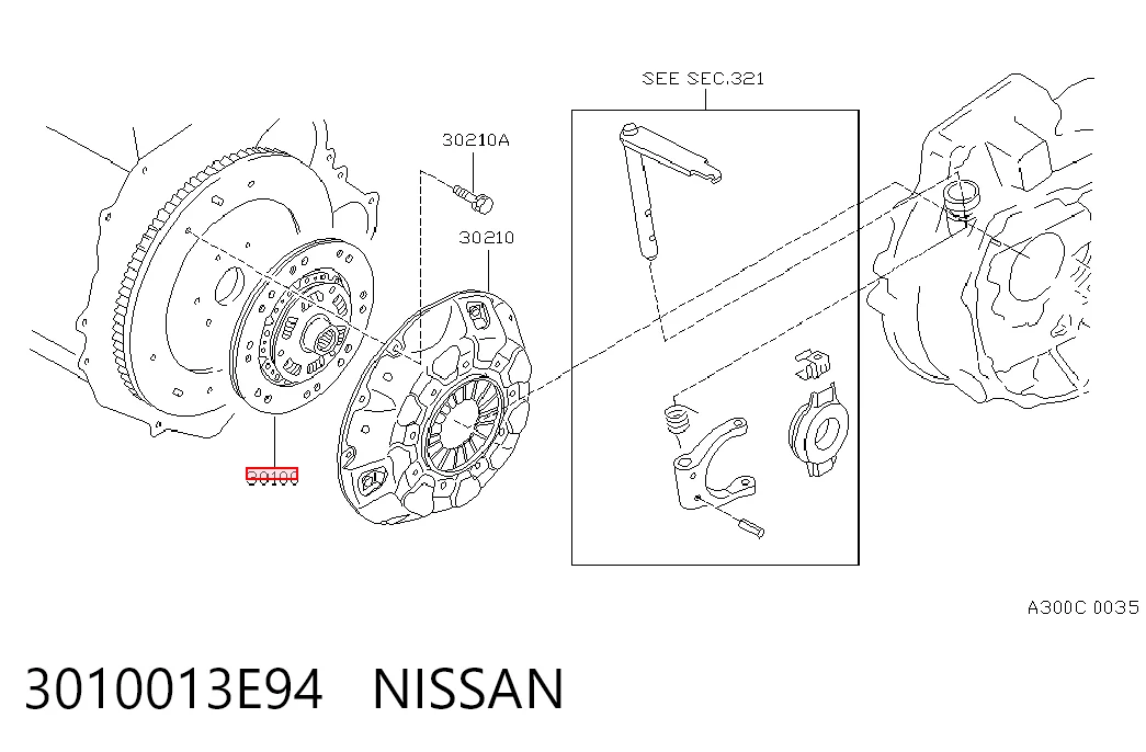 3010013E94 Nissan/Infiniti