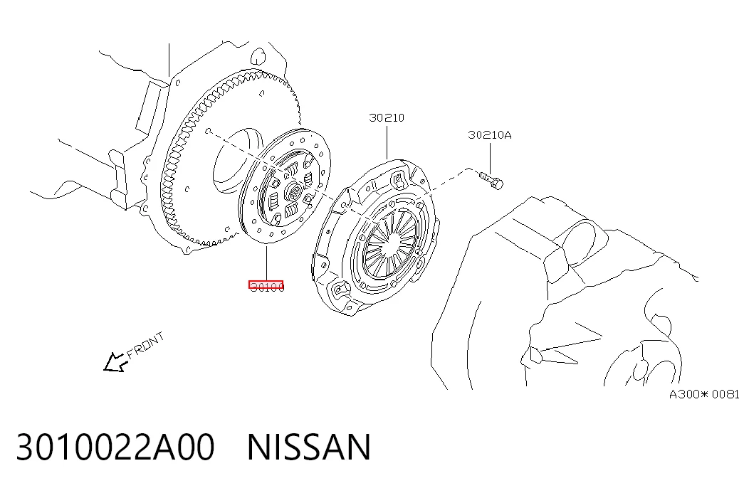  Disco de embraiagem Nissan Sunny I sedan (B11) (1981 - 1985) I