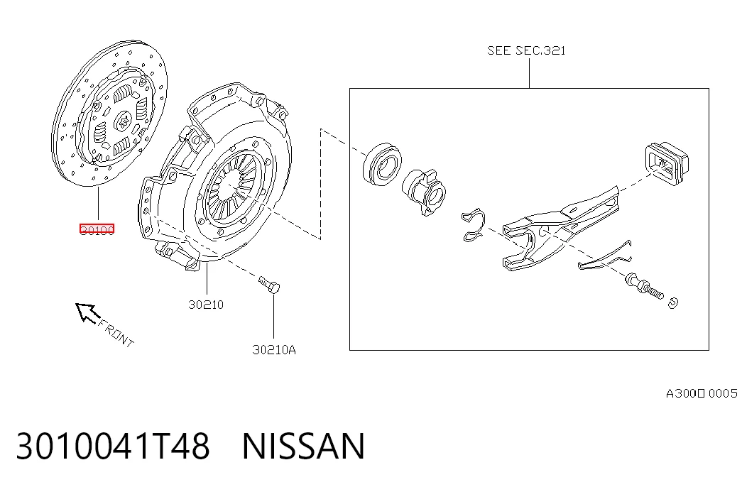 Disco de embraiagem Nissan Patrol SUV (Y61) (1997 - 2010) 
