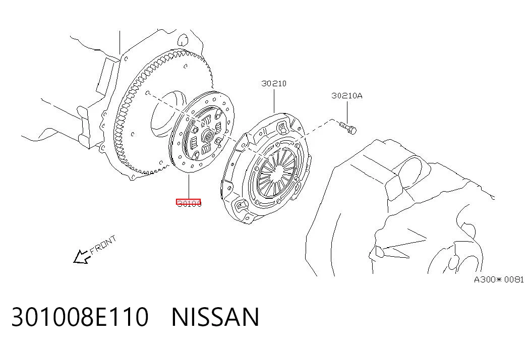 Disco de embraiagem para Nissan Primera P12
