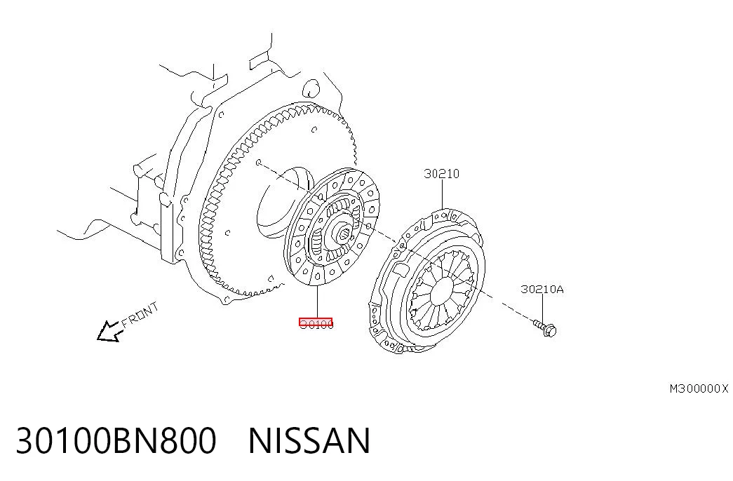 Disco de embraiagem para Nissan X-Trail  T30