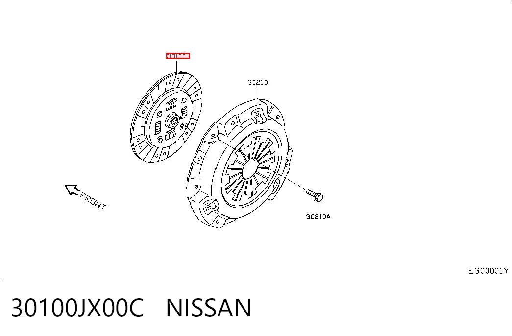 Disco de embraiagem Nissan JUKE preço, a partir de 48,28 USD