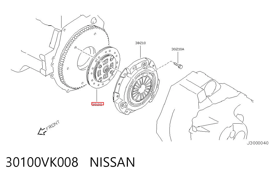 30100VK008 Nissan/Infiniti