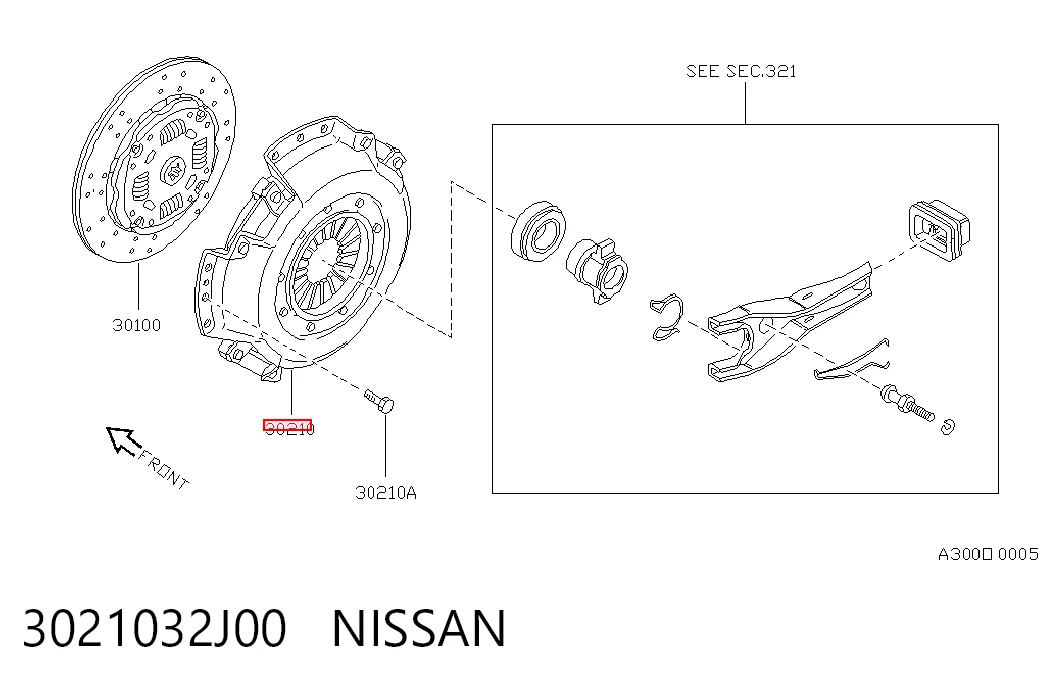 Cesta de embraiagem Nissan Patrol  Y60 ao melhor preço