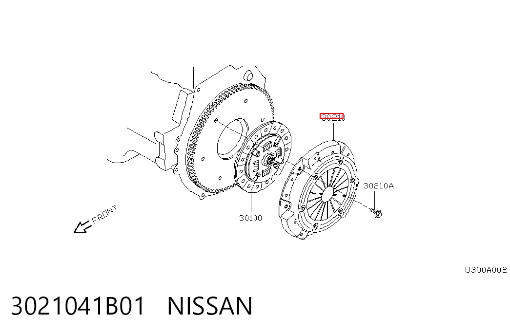 Cesta de embraiagem para Nissan Micra  K11