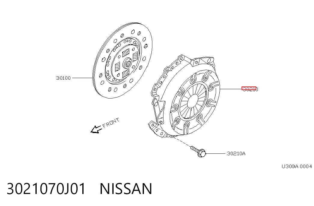 3021070J01 Nissan/Infiniti