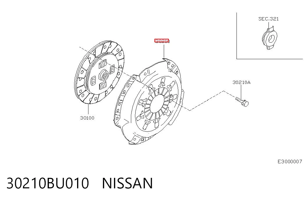 30210BU010 Nissan/Infiniti