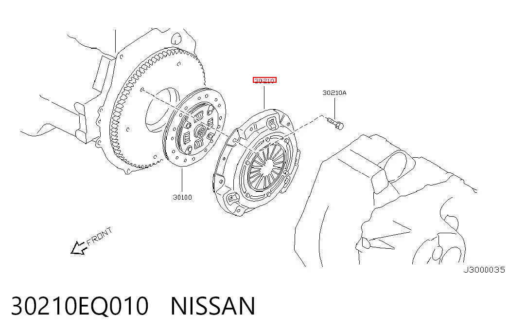 Cesta de embraiagem Nissan Primera  P12