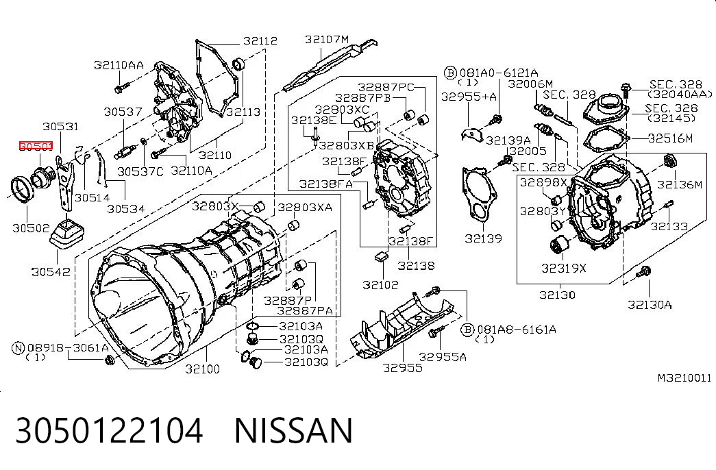 3050122104 Nissan/Infiniti