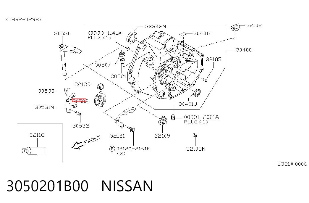Rolamento de liberação de embraiagem para Nissan Micra K10