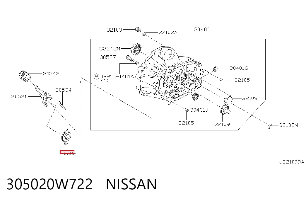  Rolamento de liberação de embraiagem Nissan Terrano I SUV (WD21) (1986 - 1995) I