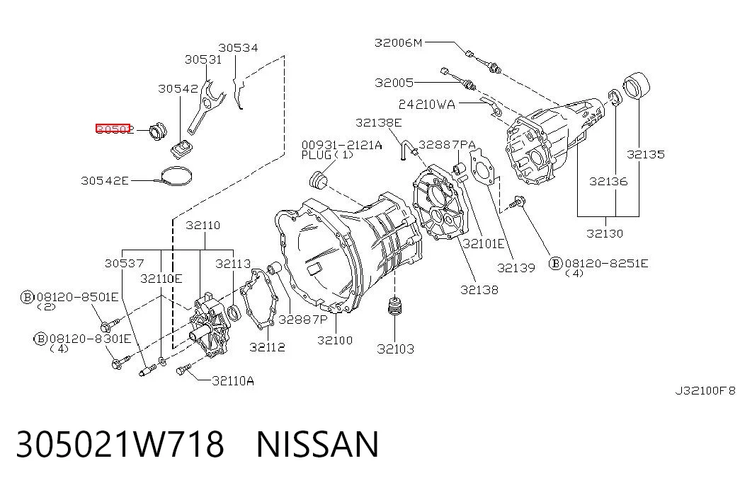 305021W718 Nissan/Infiniti