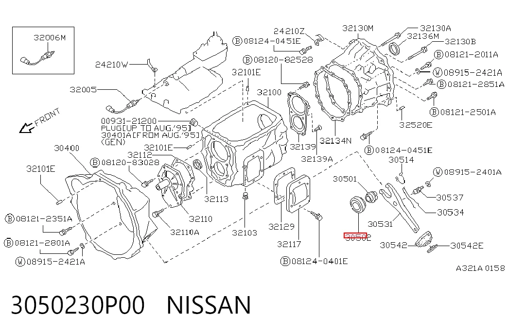 Rolamento de liberação de embraiagem para Nissan Patrol Y62