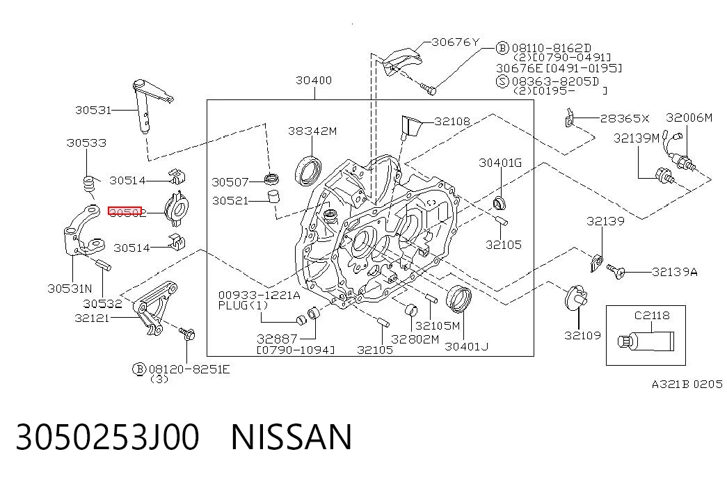 3050253J00 Nissan/Infiniti