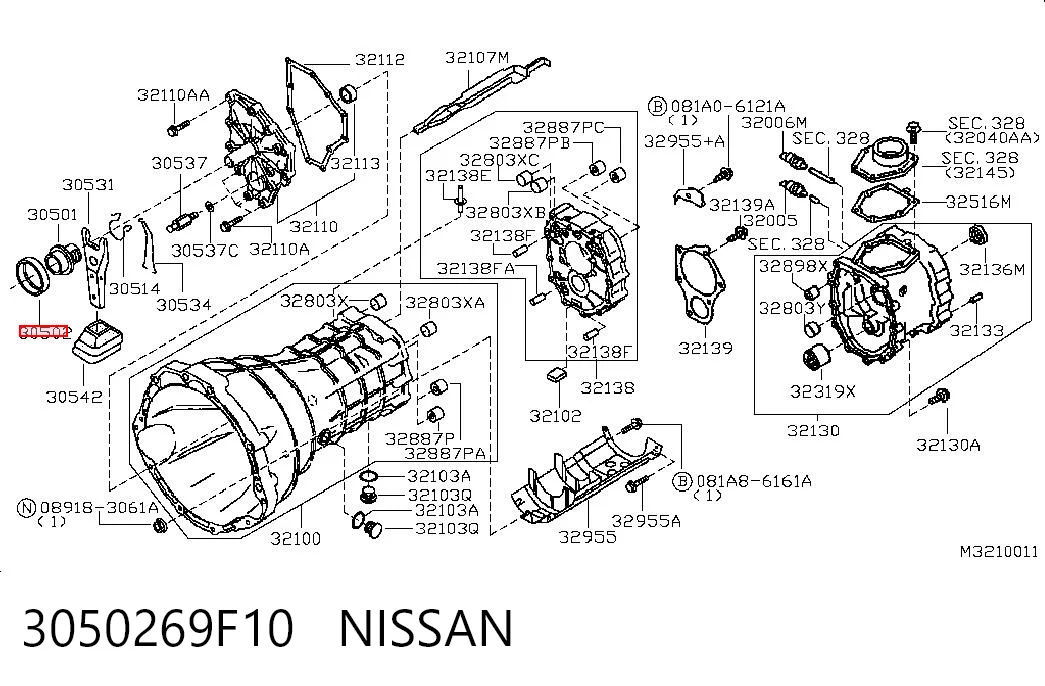 Compre 3050269F10 Renault (RVI) Rolamento de liberação de embraiagem