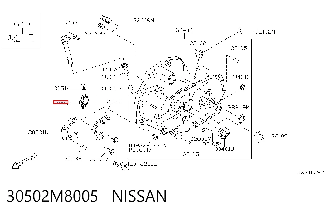  para Nissan Almera II (N16)