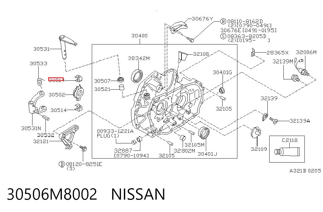 30506M8002 Nissan/Infiniti