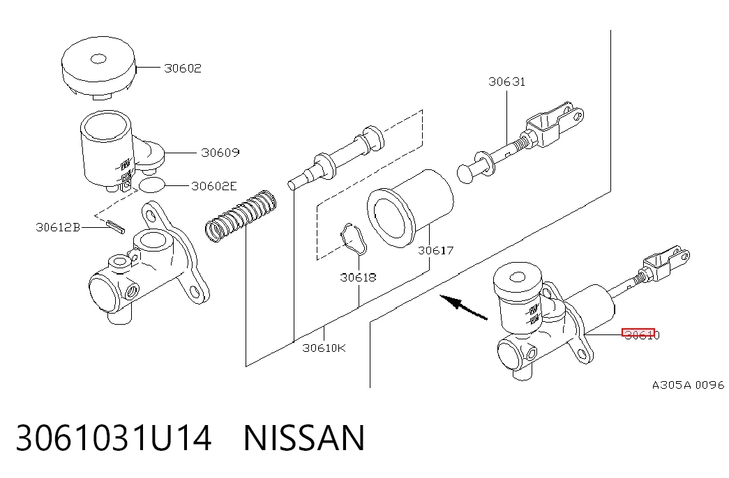 3061031U14 Nissan/Infiniti