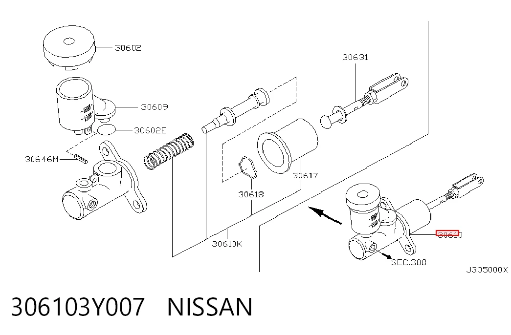306103Y007 Nissan/Infiniti