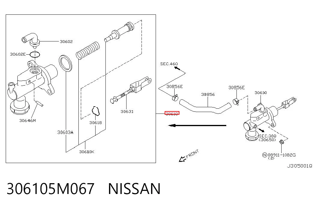306105M067 Nissan/Infiniti