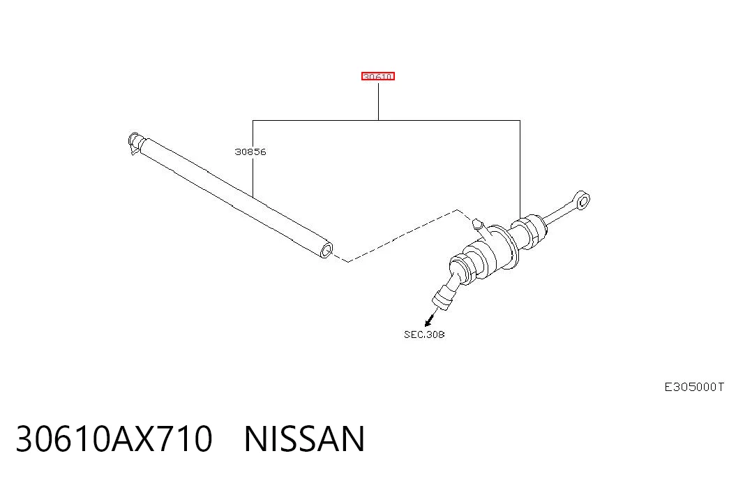 Cilindro mestre de embraiagem Nissan JUKE JPN F15