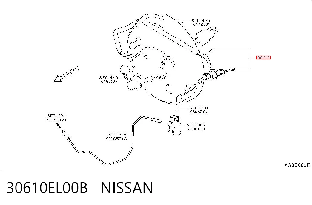 Cilindro mestre de embraiagem Nissan Tiida preço, a partir de 50,73 USD