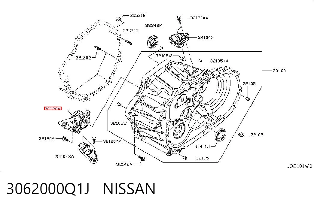 3062000Q1J Nissan/Infiniti