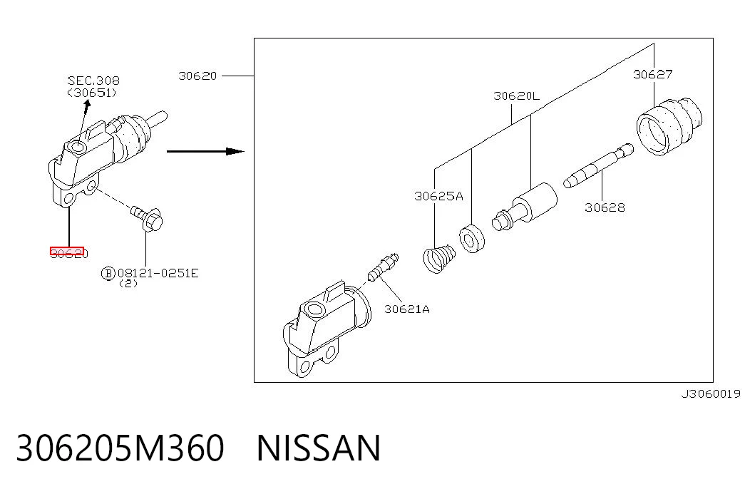 306205M360 Nissan/Infiniti