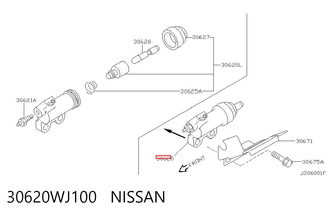 Cilindro de trabalho de embraiagem Nissan Patrol preço, a partir de 22,36 USD