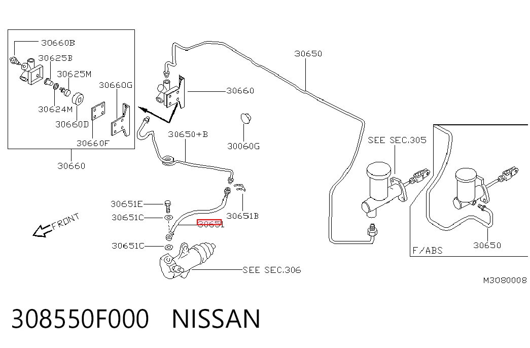 308550F000 Nissan/Infiniti