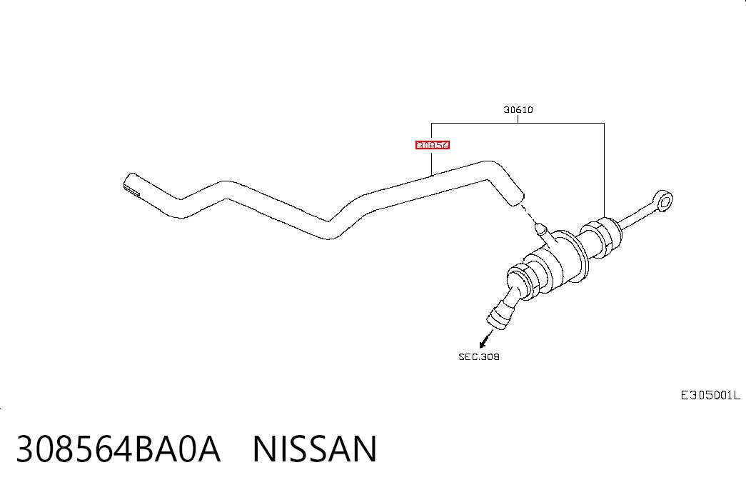 Mangueira de embraiagem Nissan Qashqai II J11 ao melhor preço