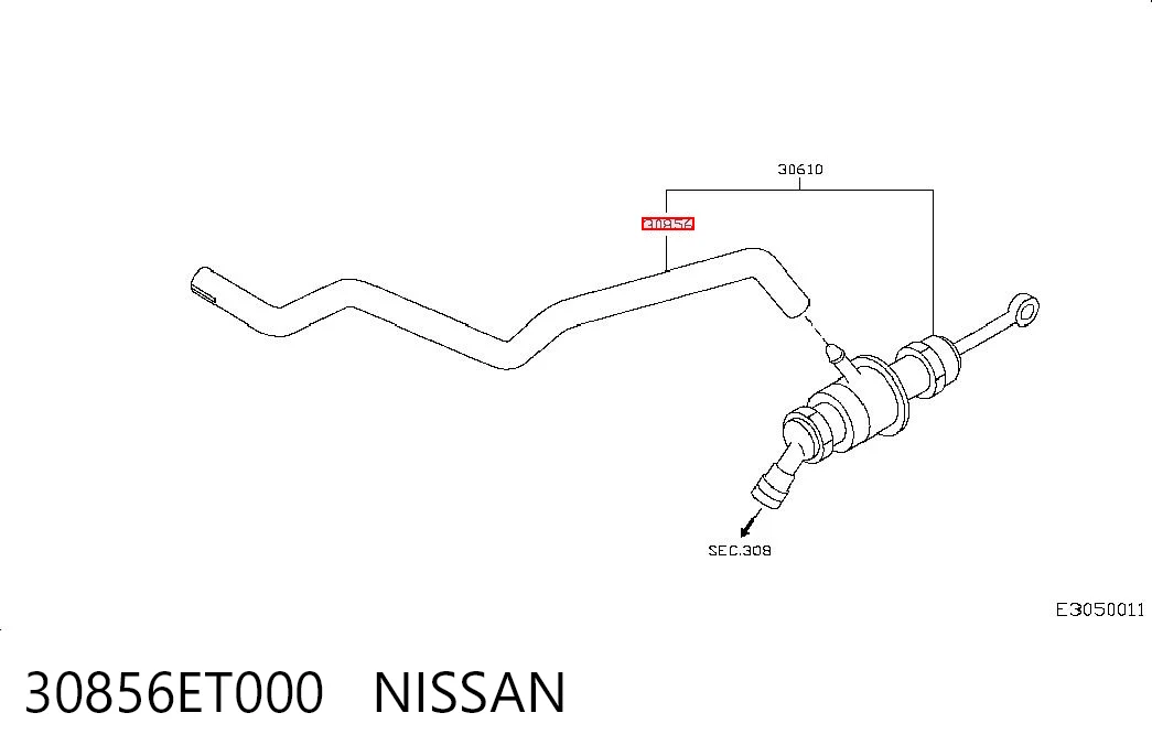 Mangueira de embraiagem Nissan Qashqai I J10 ao melhor preço