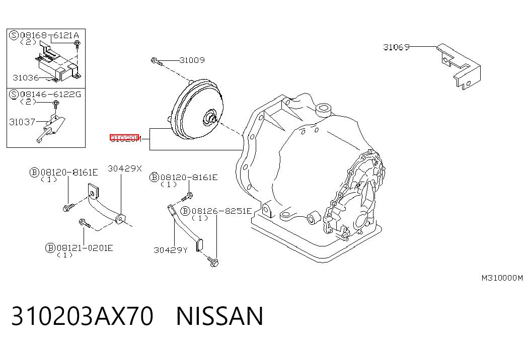 310203AX70 Nissan/Infiniti