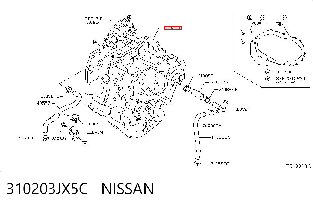 310203JX5C Nissan/Infiniti