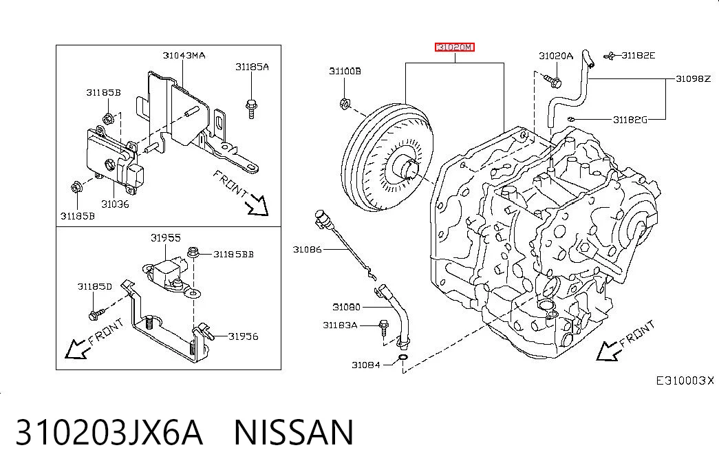 310203JX6A Nissan/Infiniti