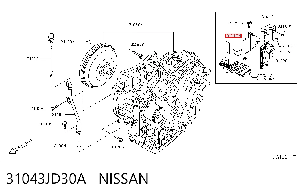 31043JD30A Nissan/Infiniti